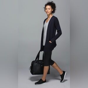 Lululemon "We Like to Cardi" - Heathered Naval Blue / Naval Blue